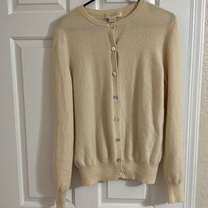 Preston & York Cashmere Cardigan Sweater *Large*